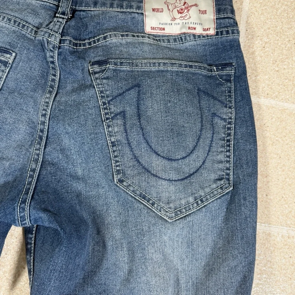 True Religion World Tour Jeans Men's 32 Geno Relaxed Slim Fit Denim